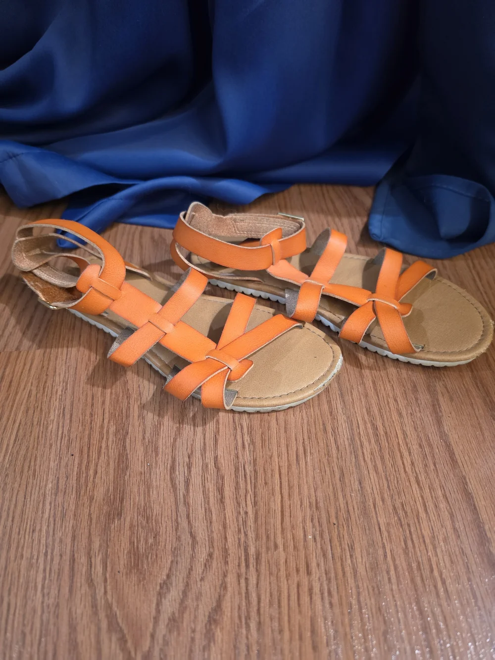 Cat & Jack Orange Strappy Kids Sandals